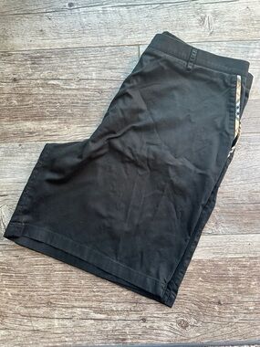 Burberry Black Women's Bermuda Shorts with Signature Trim